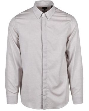 ARMANI EXCHANGE Overhemden ,Katoen Casual Shirt - Grijs