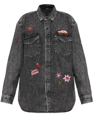 Mother The Exes And Ohs Denim Shirt - Grijs