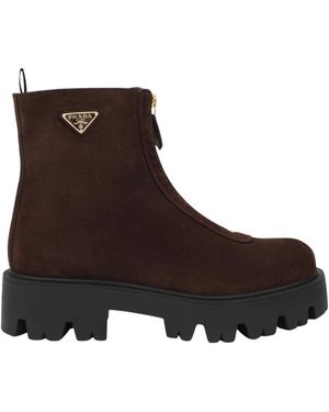 Prada Stivale Boot - Bruin