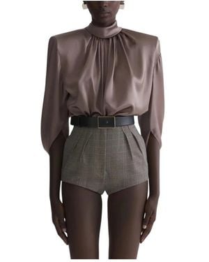 Mugler Blouses - Brown