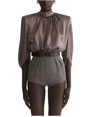 Mugler Cascade Tunic - Bruin