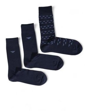 Emporio Armani Socks - Bleu