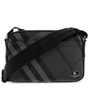 Burberry Schoudertas Grid Slim - Zwart