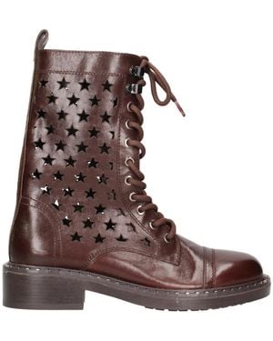 Marc Ellis Lace-Up Boots - Brown