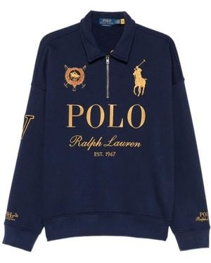 Ralph Lauren Troyer Sweatshirt - Blauw