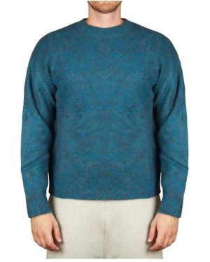 Amaranto Round-Neck Knitwear - Blu
