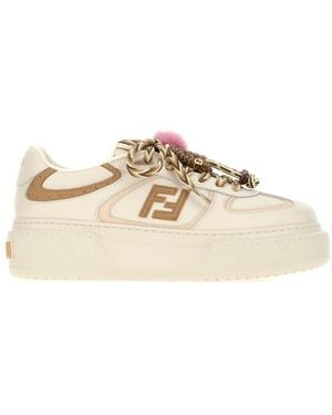 Fendi Match Sneakers - Natur