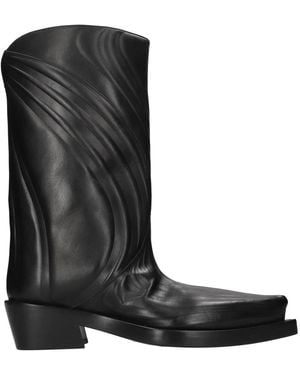 Mugler Cowboy Boots - Noir