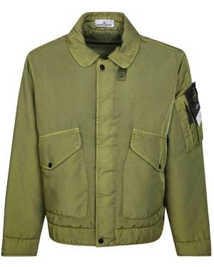 Stone Island Light Jackets - Verde