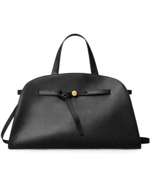 Tory Burch Tassen ,Zwart ,Leer Leren Handtas Met Handvat