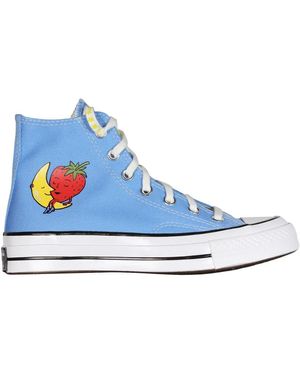 Sky High Farm Vintage star high-top sneakers - Blau