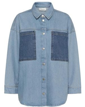 My Essential Wardrobe Denim Shirts - Blue