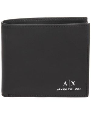 ARMANI EXCHANGE Logo Wallet - Schwarz