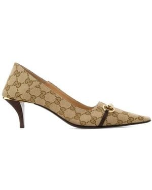 Gucci Schoenen ,Katoen Vittoria Pumps - Metallic
