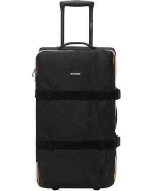 K-Way Koffers ,Zwart ,Polyester Blossac M Trolley