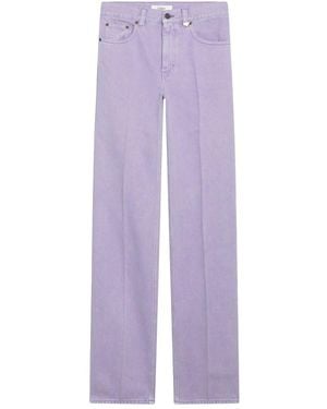Chloé Straight Fit Jeans - Purple