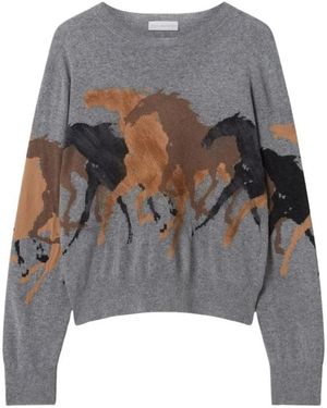 Stella McCartney Round-Neck Knitwear - Gris