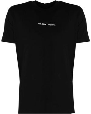 John Richmond Tops ,Zwart ,Katoen Hmp 25016Ts T-Shirt