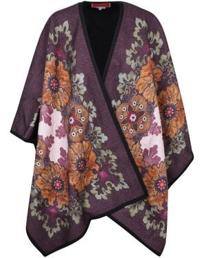 La DoubleJ Wool Poncho - Braun