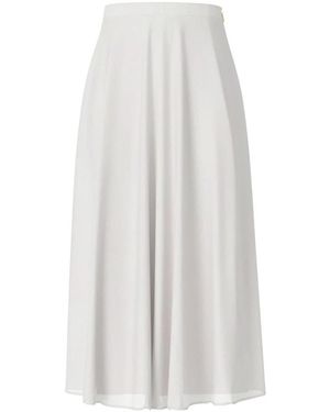 Joop! Rokken ,Wit ,Katoen Eyelet-Embroidered Tiered Midi Skirt
