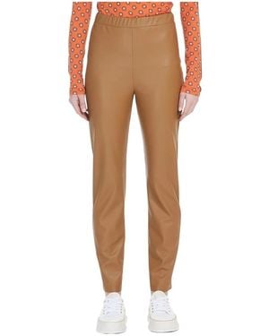 Max Mara Slim-Fit Trousers - Neutre