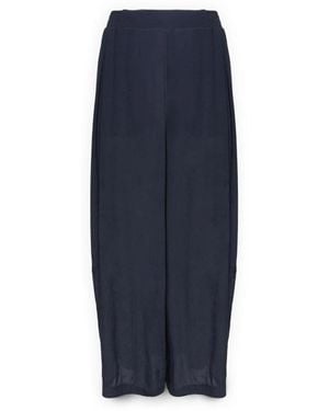 Elena Miro Wide Trousers - Bleu