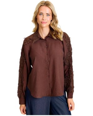 iN FRONT Shirts - Marron
