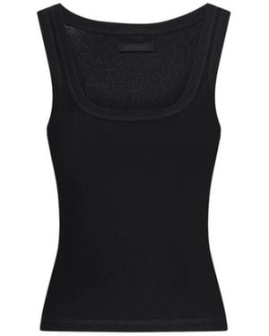 Jacquemus Tanktop Met Vierkante Halslijn - Zwart