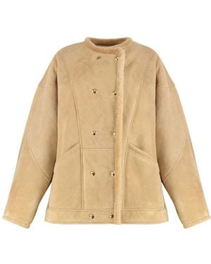 Halfboy Leather Jackets - Natural