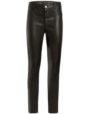 Marciano Leather Trousers - Black