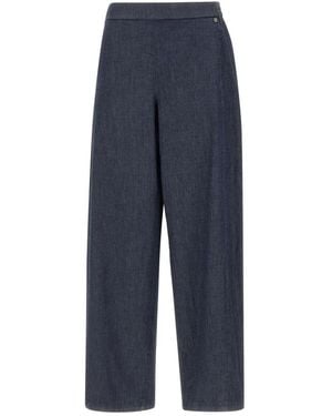 Elena Miro Wide Trousers - Blue