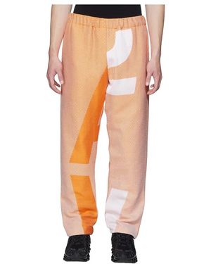 STUDIO ALCH Reversible Jacquard Trainingsbroek - Oranje