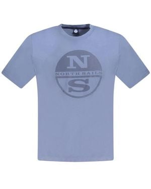 North Sails Tops ,Blauw ,T-Shirts