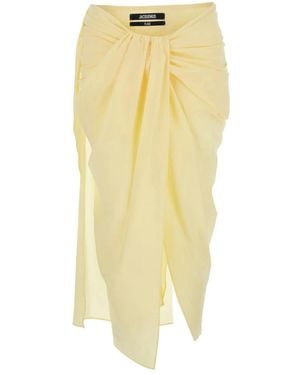 Jacquemus Midi Skirts - Yellow
