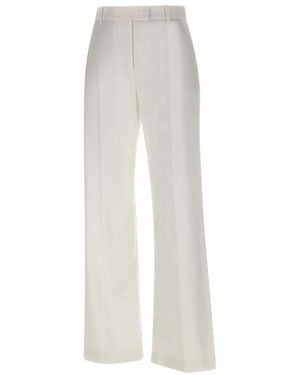 Eleventy Wide Trousers - White
