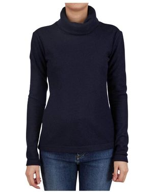 Kiton Regular Solider Pullover - Blau