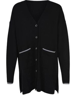 Pinko Truien & Vesten ,Zwart ,Wol Tasmania Cardigan Z99