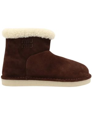 Miu Miu Winter Boots - Marrón