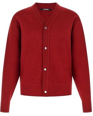 Jacquemus Le Cardigan Doppio - Rood