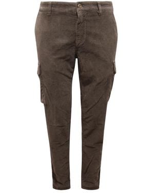 Mason's Fluwelen Cargobroek - Grijs