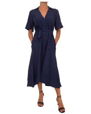 Marella Shirt Dresses - Blu