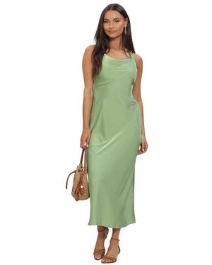 Modström Kleedjes ,Groen ,Aijamd Dress