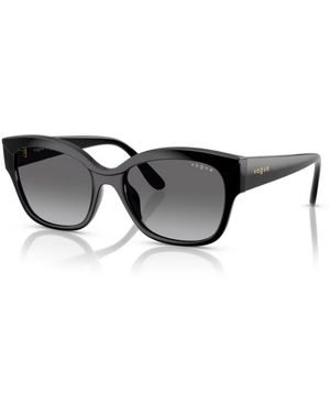 Vogue Occhiali da sole neri/grigi sfumati - Nero