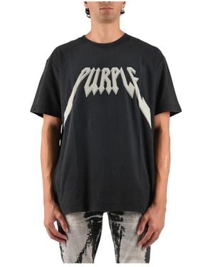 Purple Brand T-Shirts - Negro