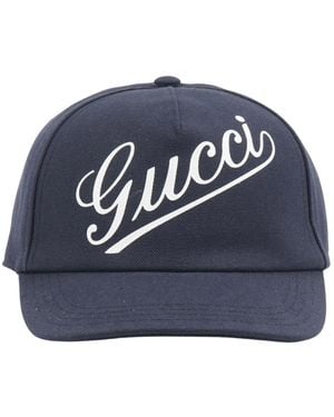 Gucci Accessoires ,Blauw ,Caps