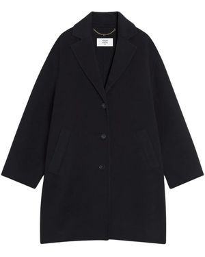 Maison Kitsuné Double-Face Wool Coat - Zwart