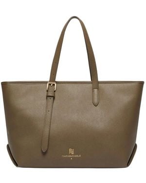 Marella Tote Bags - Brown