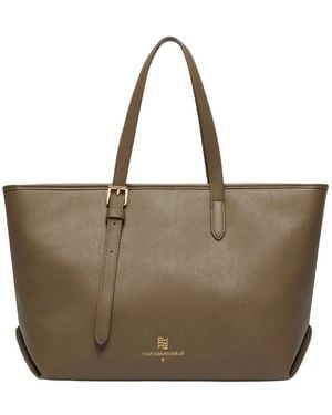 Marella Tote Bags - Brown