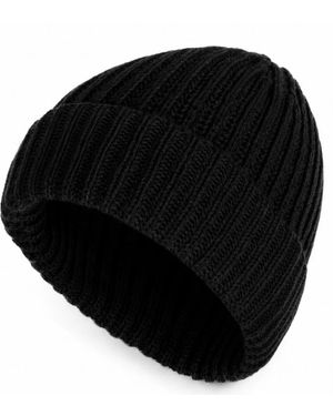 Malo Accessoires ,Zwart ,Kasjmier Luxe Kasjmieren Muts