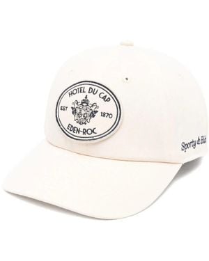Sporty & Rich Caps - White